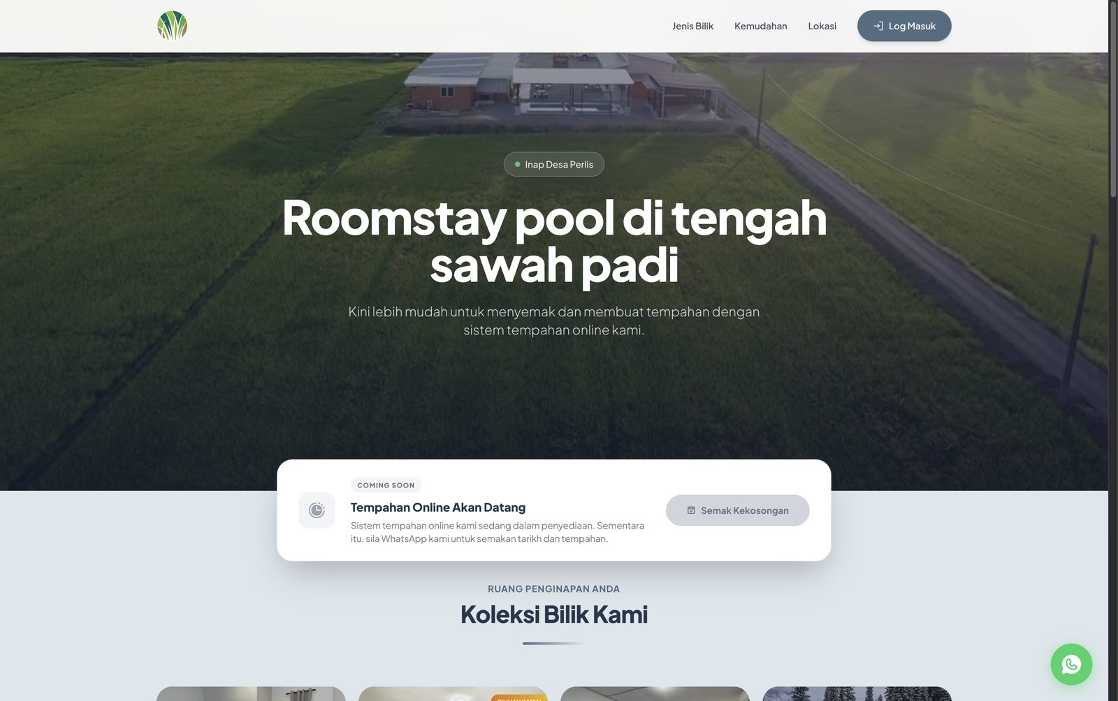 Jerami D'Long Boh homestay site